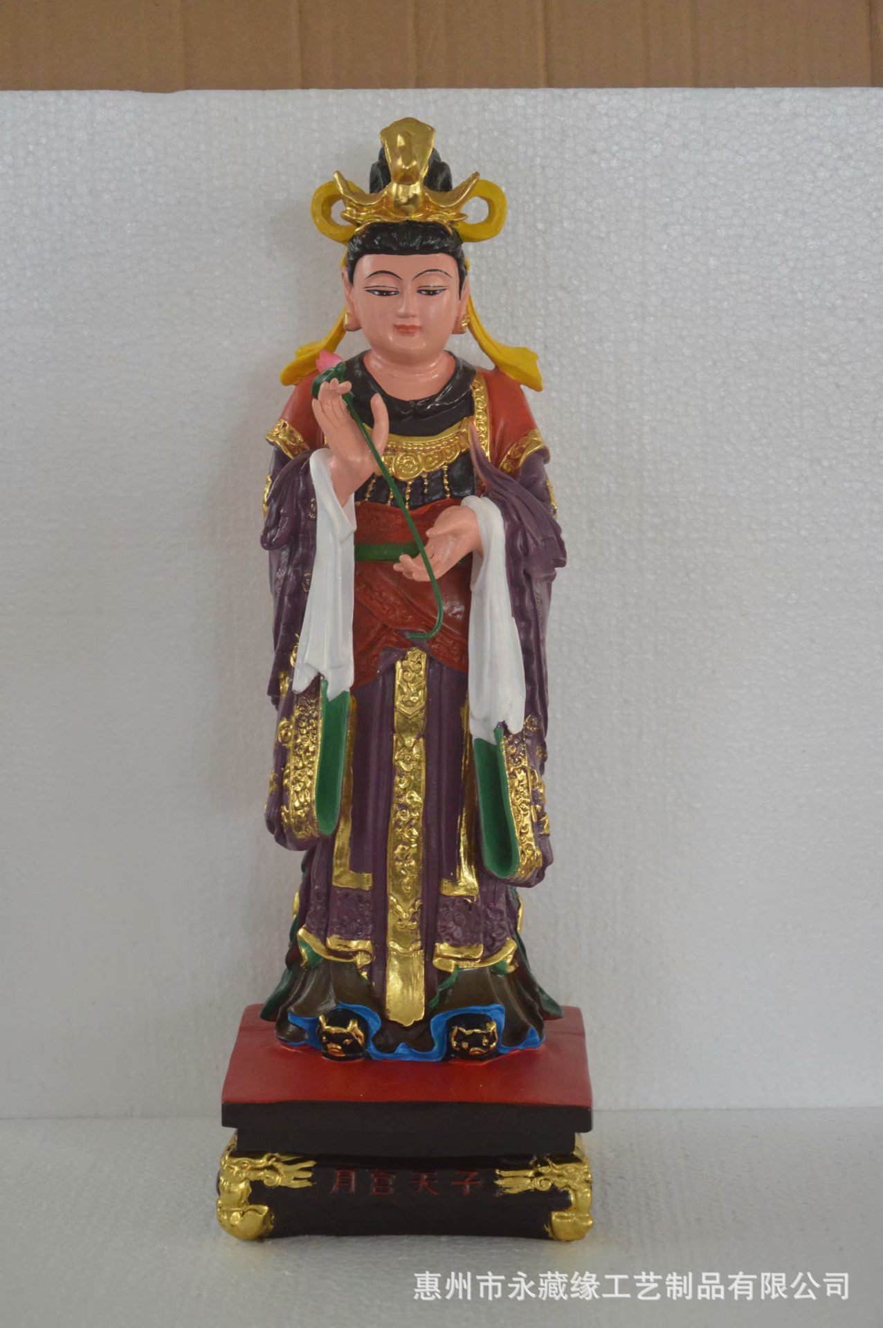 48厘米彩色24诸天树脂玻璃钢工艺品摆件 传统神韵与现代工艺的完美融合